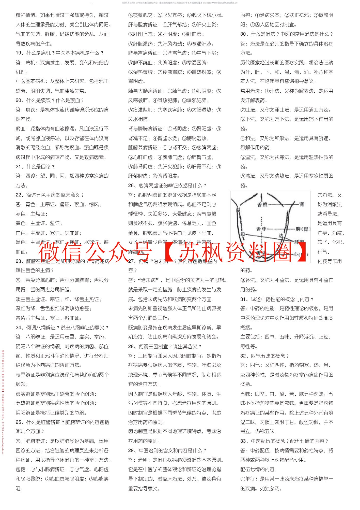 中医药学概论